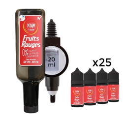 E LIQUIDE FRUITS ROUGES 500ML - JUICE BAR YUN--alavape.com