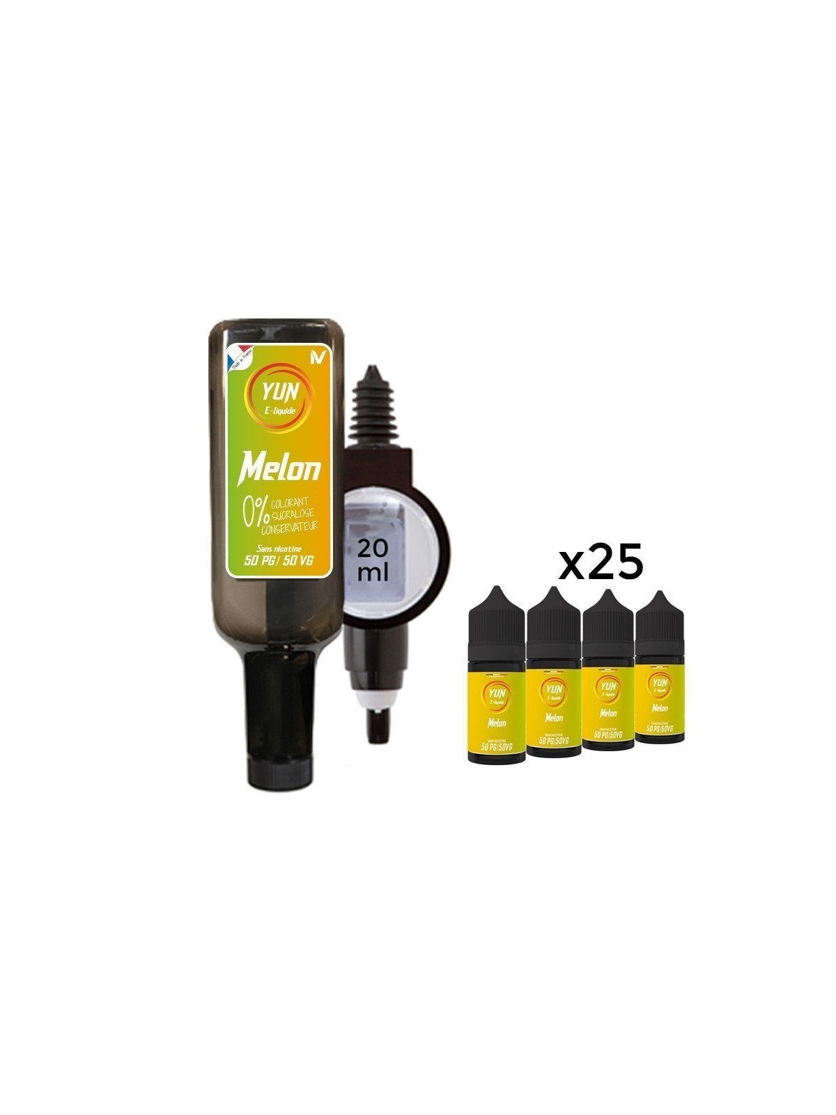 E LIQUIDE MELON 500ML - JUICE BAR YUN--alavape.com