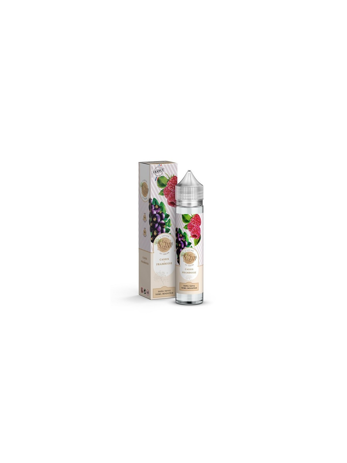 E LIQUIDE CASSIS FRAMBOISE 50ML - LE PETIT VERGER--alavape.com