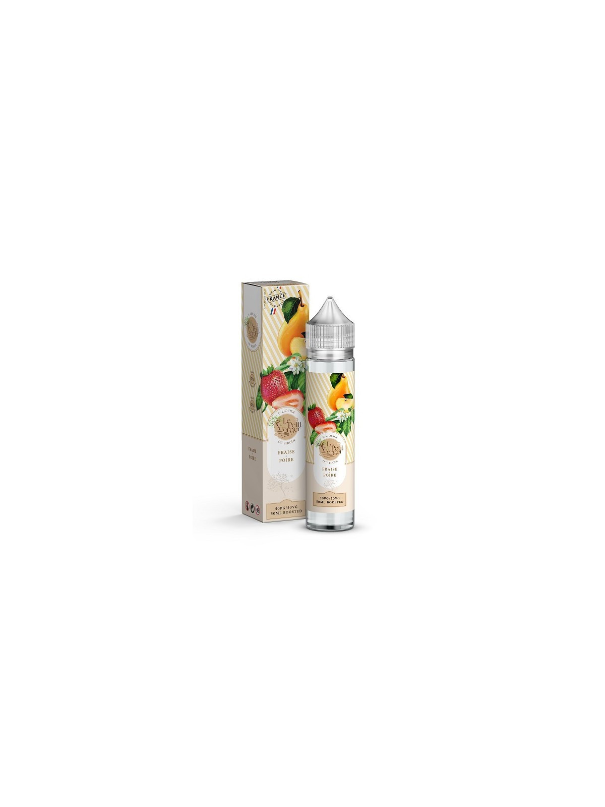 E LIQUIDE FRAISE POIRE 50ML- LE PETIT VERGER--alavape.com
