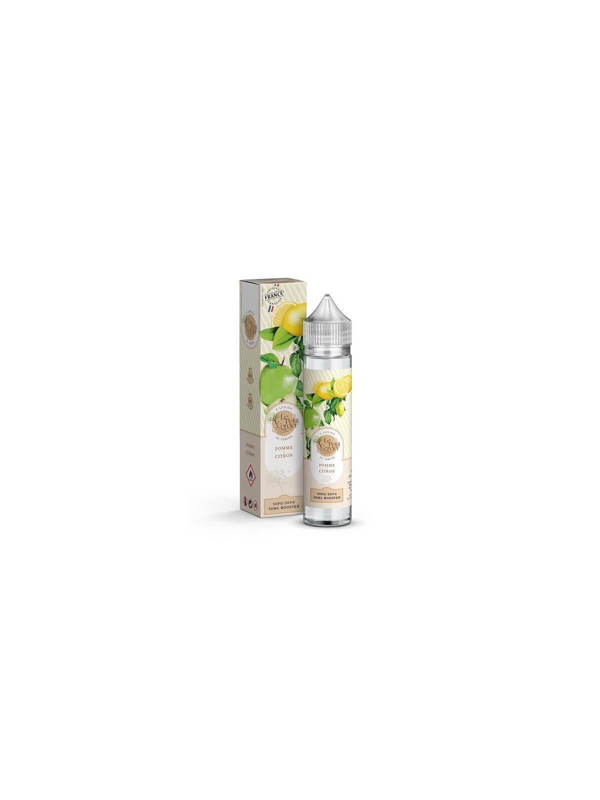 E LIQUIDE POMME CITRON 50ML - LE PETIT VERGER--alavape.com