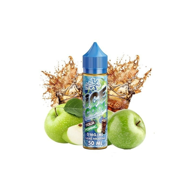 E LIQUIDE COLA POMME 50ML - ICE COOL--alavape.com