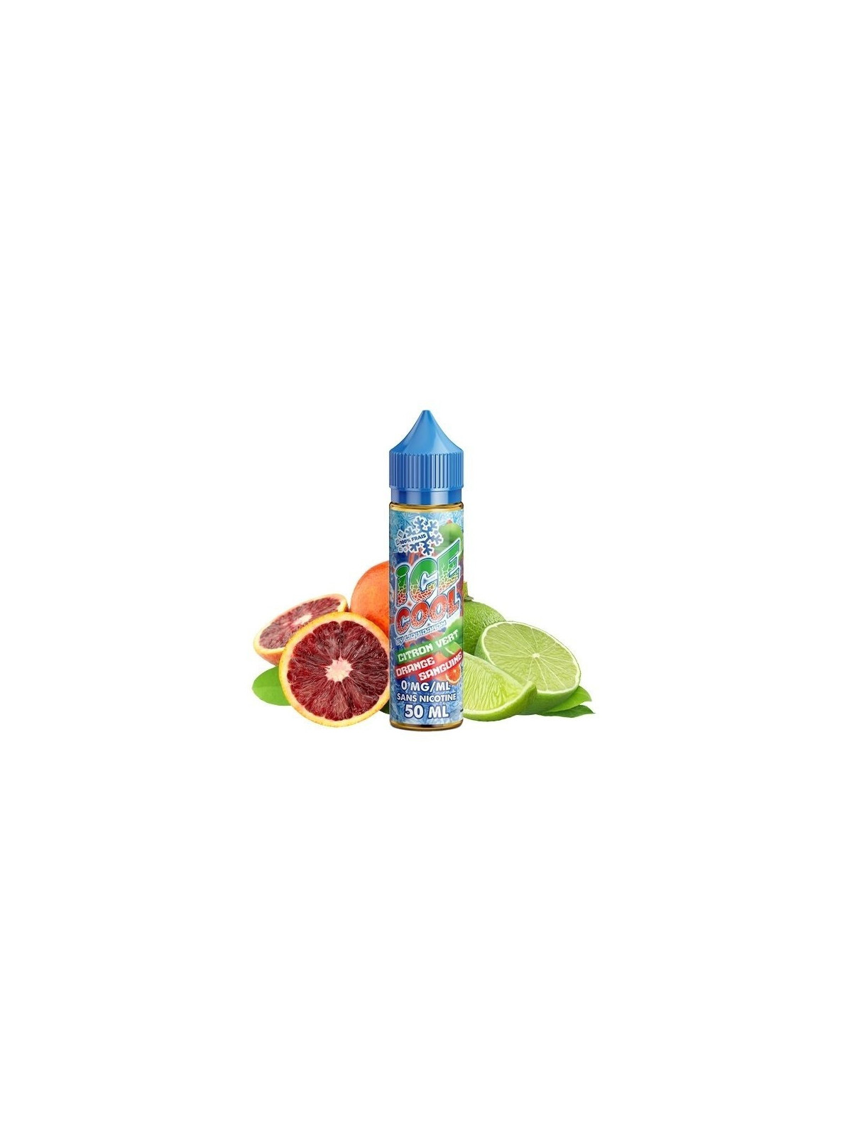E LIQUIDE CITRON VERT ORANGE SANGUINE 50ML - ICE COOL--alavape.com