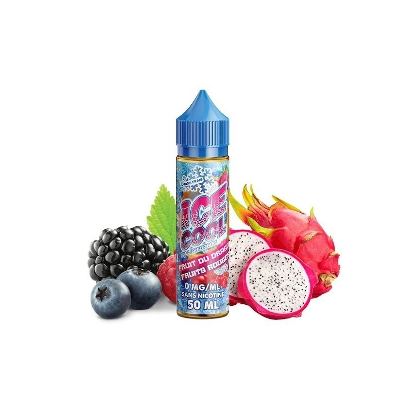E LIQUIDE FRUIT DU DRAGON ROUGES 50ML - ICE COOL--alavape.com