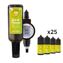 E LIQUIDE DUO DE POMME 500ML - JUICE BAR YUN--alavape.com
