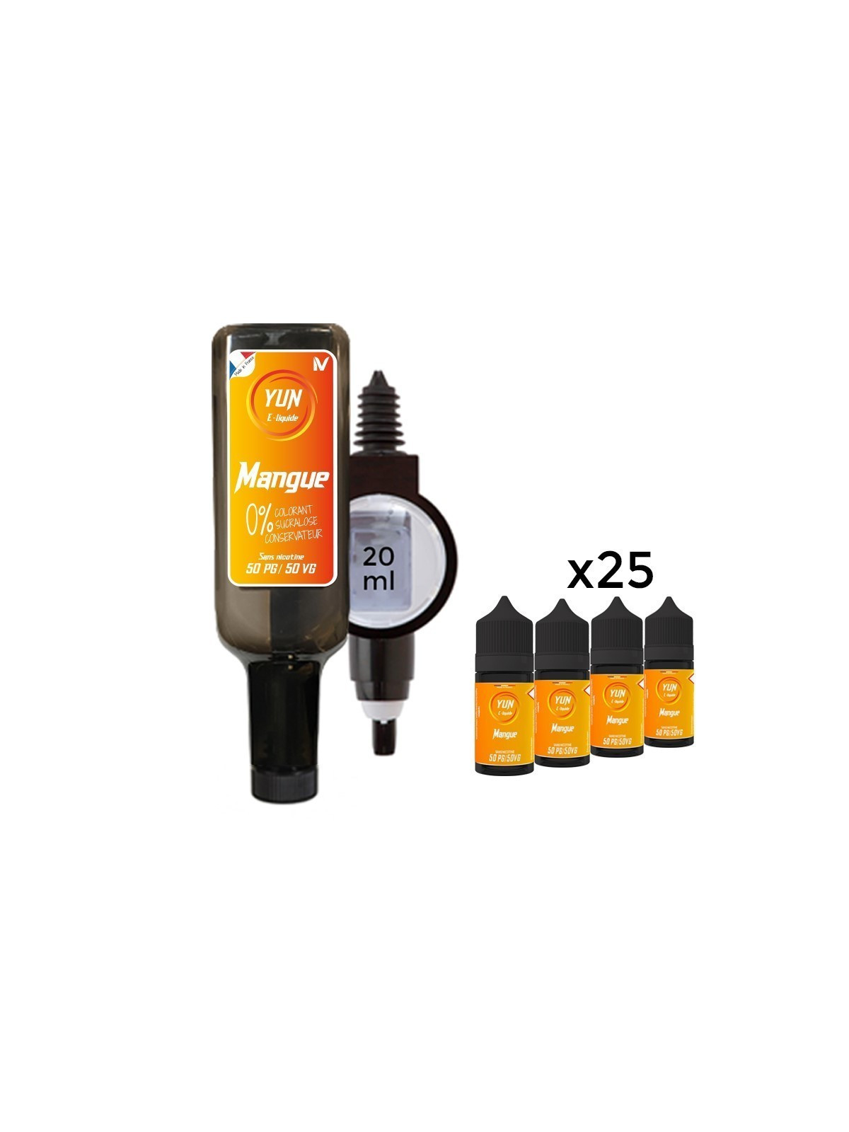 E LIQUIDE MANGUE 500ML - JUICE BAR YUN--alavape.com