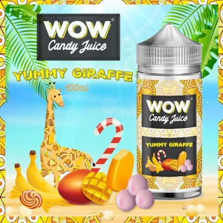 E LIQUIDE YUMMY GIRAFFE 100ML - WOW CANDY JUICE--alavape.com