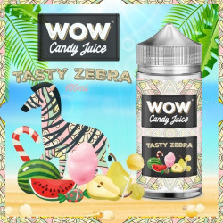 E LIQUIDE TASTY ZEBRA 100ML - WOW CANDY JUICE--alavape.com