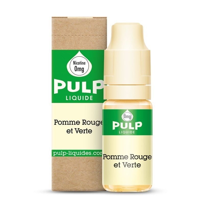 E LIQUIDE POMME ROUGE ET VERTE 10ML - PULP--alavape.com