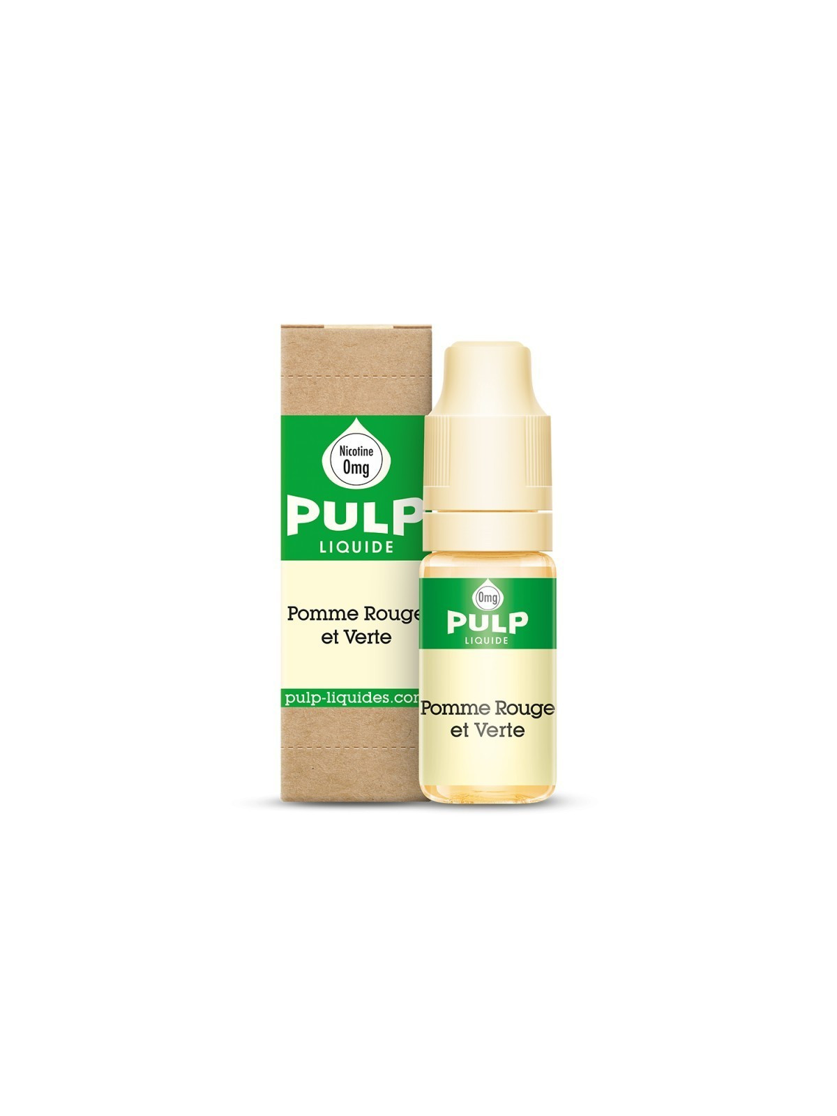 E LIQUIDE POMME ROUGE ET VERTE 10ML - PULP--alavape.com