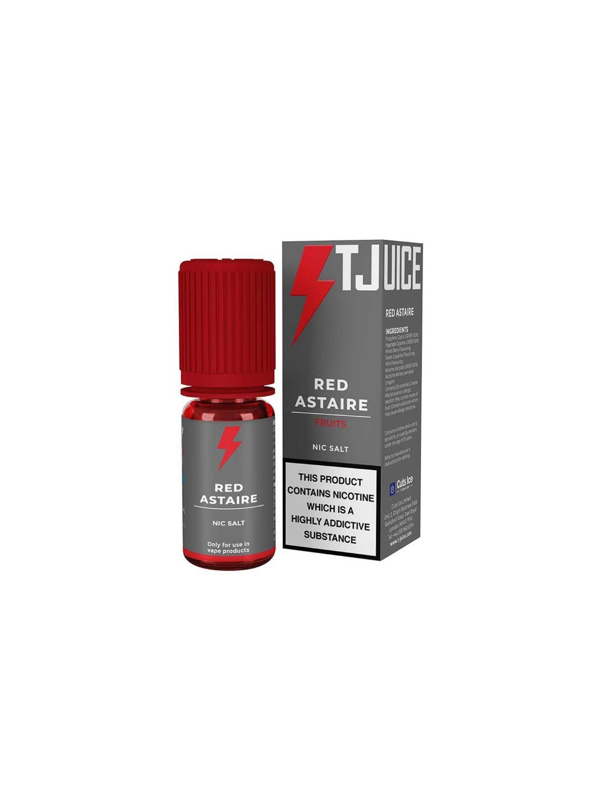 RED ASTAIRE NIC SALT / 10PCS - T-JUICE-Sel de nicotine-alavape.com