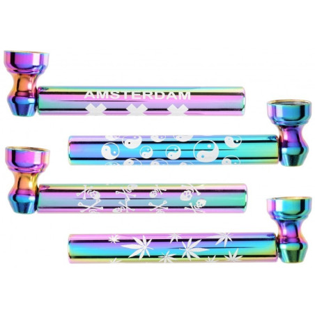 MINI PIPE EN MÉTAL RAINBOW-Accessoires-alavape.com