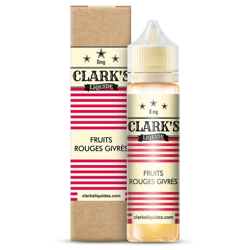 E LIQUIDE FRUITS ROUGES GIVRES 50ML - CLARK'S--alavape.com