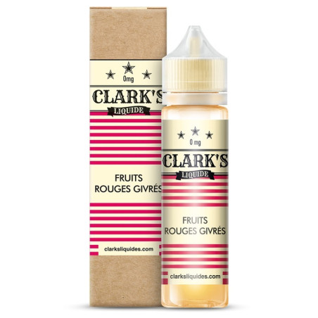 E LIQUIDE FRUITS ROUGES GIVRES 50ML - CLARK'S--alavape.com