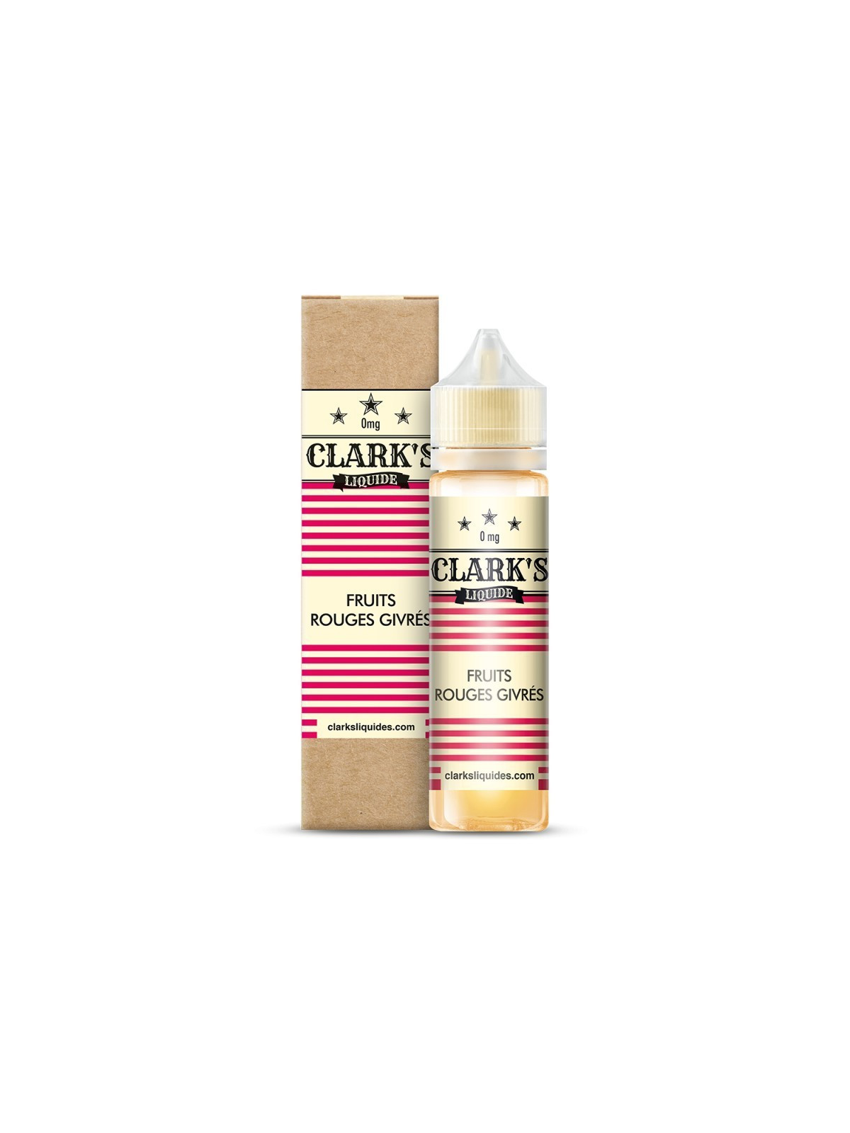 E LIQUIDE FRUITS ROUGES GIVRES 50ML - CLARK'S--alavape.com