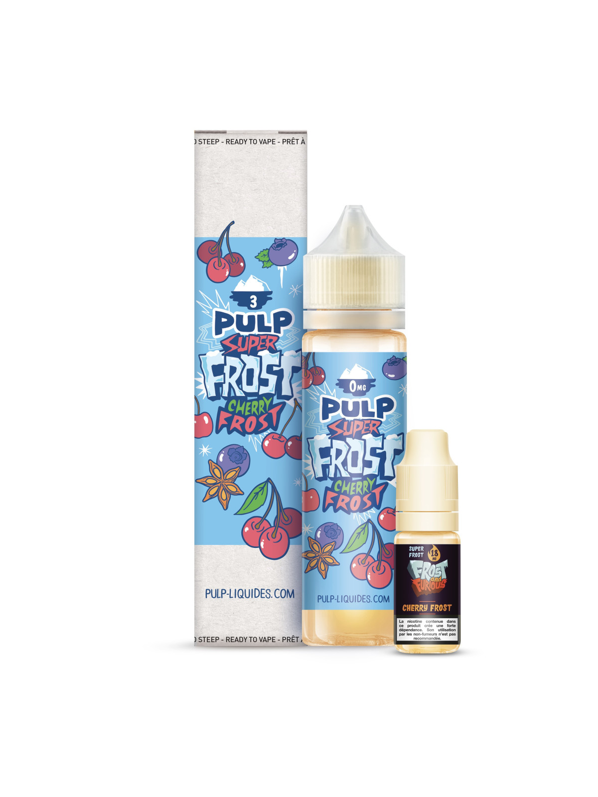E LIQUIDE PACK 60ML CHERRY FROST SUPER FROST - PULP--alavape.com