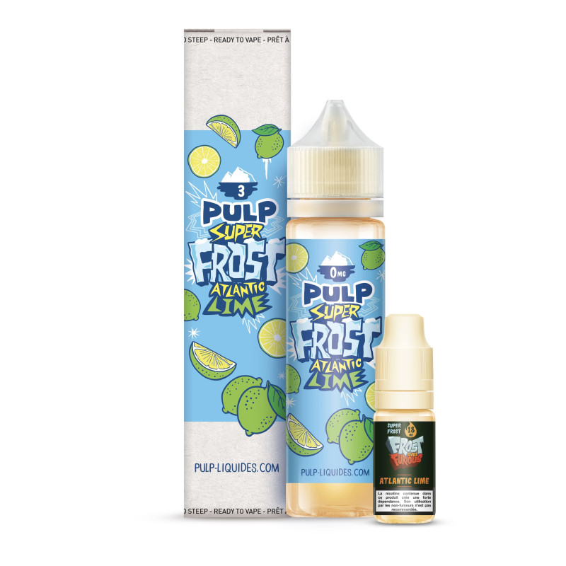 E LIQUIDE PACK 60ML ATLANTIC LIME SUPER FROST - PULP--alavape.com