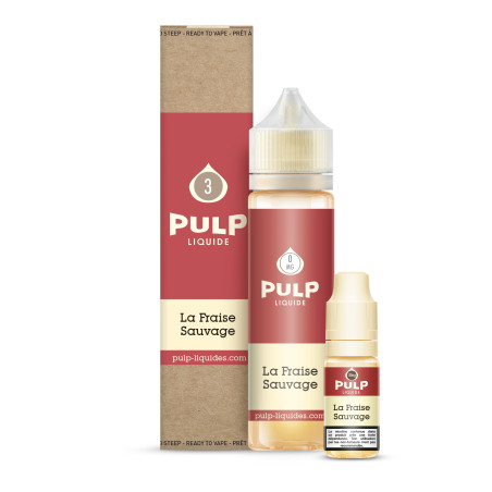 E LIQUIDE PACK 60ML FRAISE SAUVAGE - PULP--alavape.com