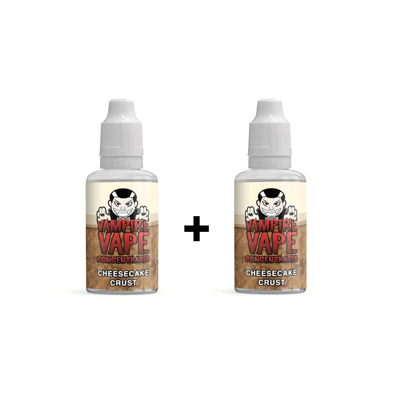 CHEESECAKE CRUST CONCENTRE 30ML VAMPIRE VAPE 1 acheté 1 offert--alavape.com