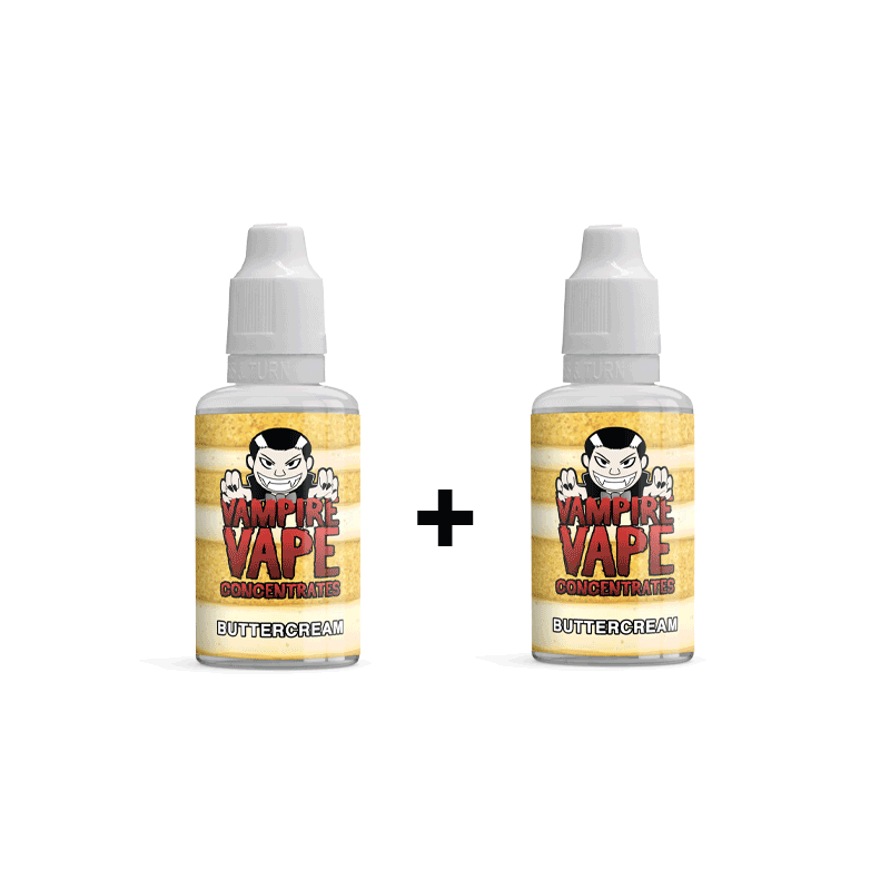 BUTTERCREAM CONCENTRE 30ML VAMPIRE VAPE 1 acheté 1 offert--alavape.com