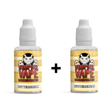 BUTTERCREAM CONCENTRE 30ML VAMPIRE VAPE 1 acheté 1 offert--alavape.com