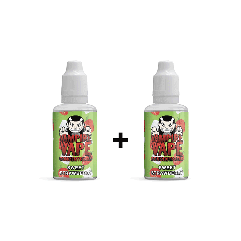 SWEET STRAWBERRY CONCENTRE 30ML VAMPIRE VAPE 1 acheté 1 offert--alavape.com