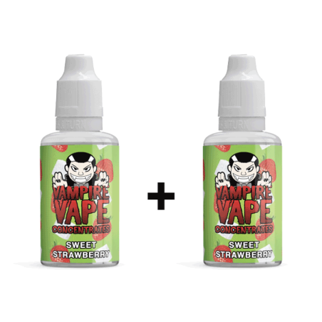 SWEET STRAWBERRY CONCENTRE 30ML VAMPIRE VAPE 1 acheté 1 offert--alavape.com