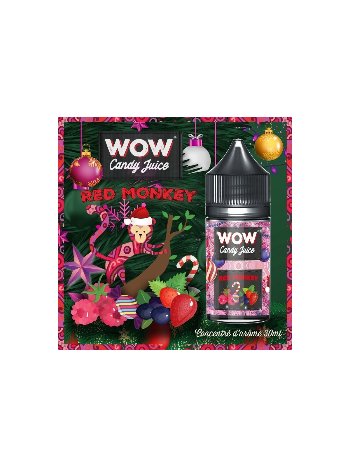CONCENTRÉ RED MONKEY 30ML - WOW CANDY JUICE-DIY - Do It Yourself-alavape.com
