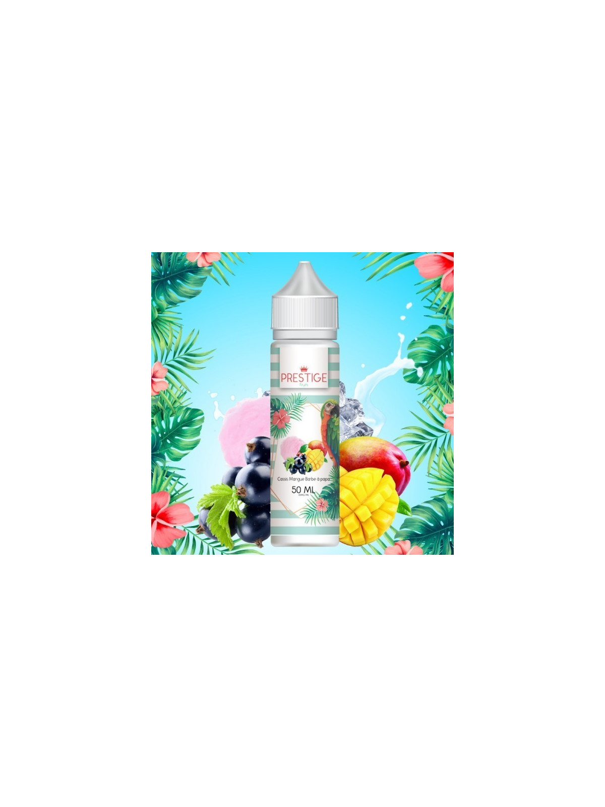 E LIQUIDE CASSIS MANGUE BARBE À PAPA 50ML - PRESTIGE FRUITS--alavape.com