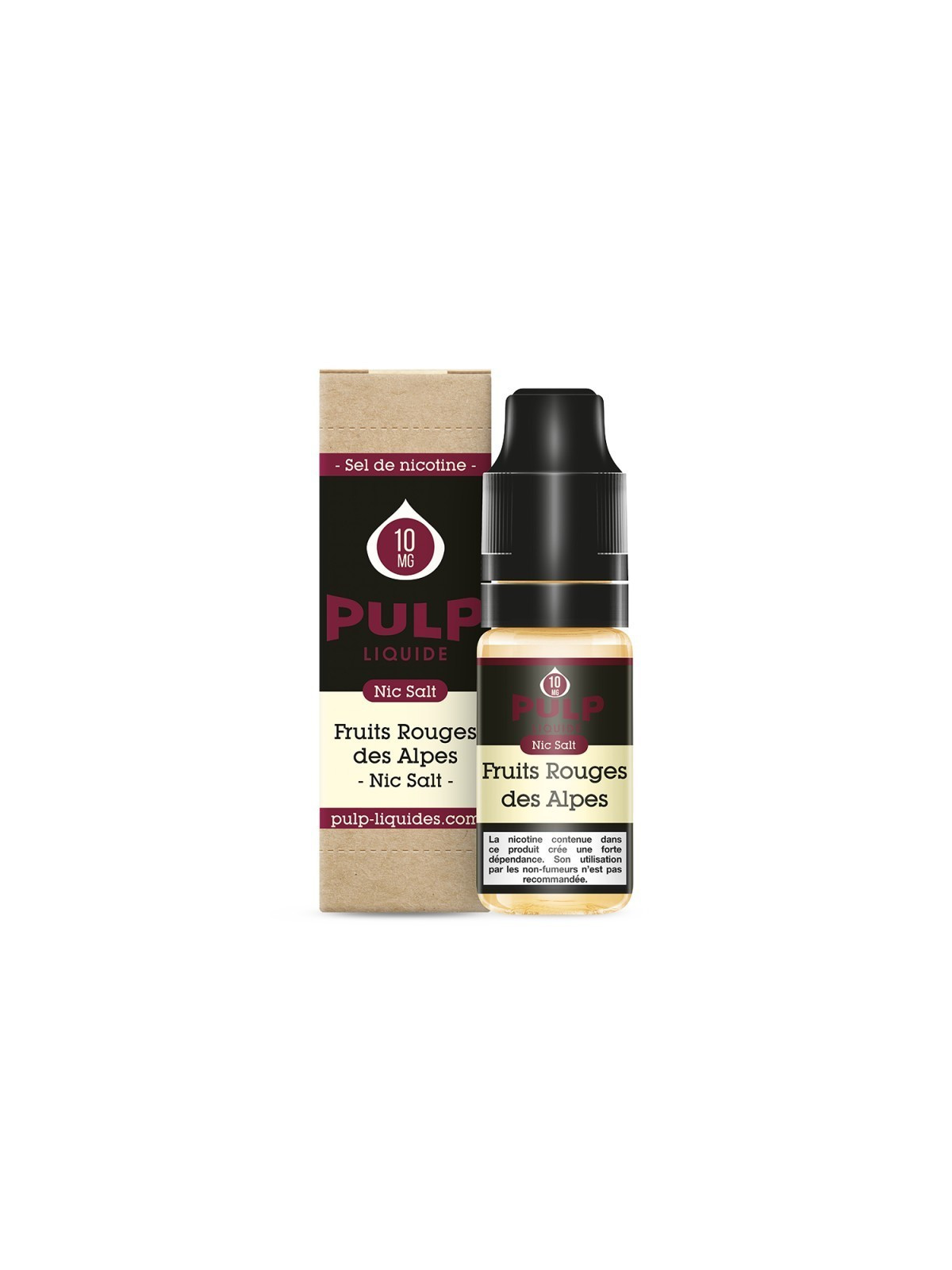 E LIQUIDE FRUITS ROUGES DES ALPES 10ML NIC SALT - PULP--alavape.com
