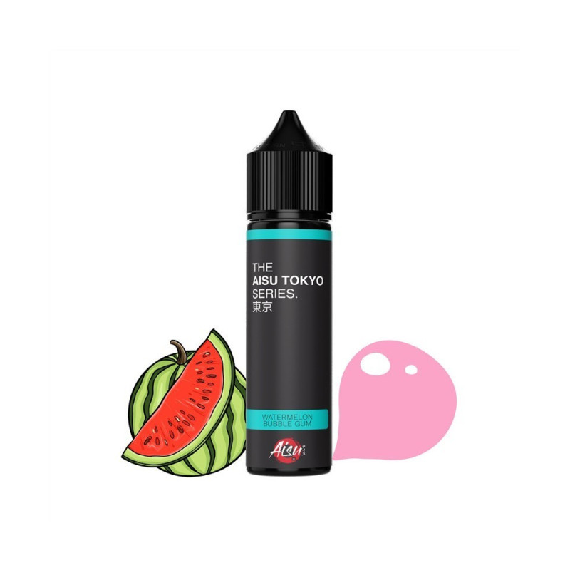 E LIQUIDE WATERMELON BUBBLE GUM 50ML - TOKYO AISU--alavape.com