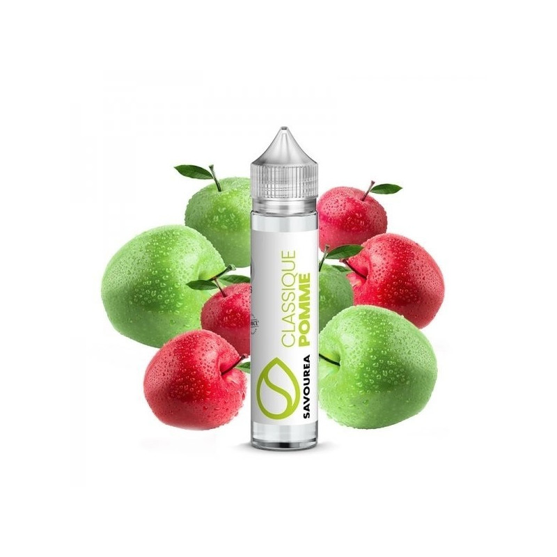 E LIQUIDE CLASSIQUE POMME 50ML - SAVOUREA--alavape.com