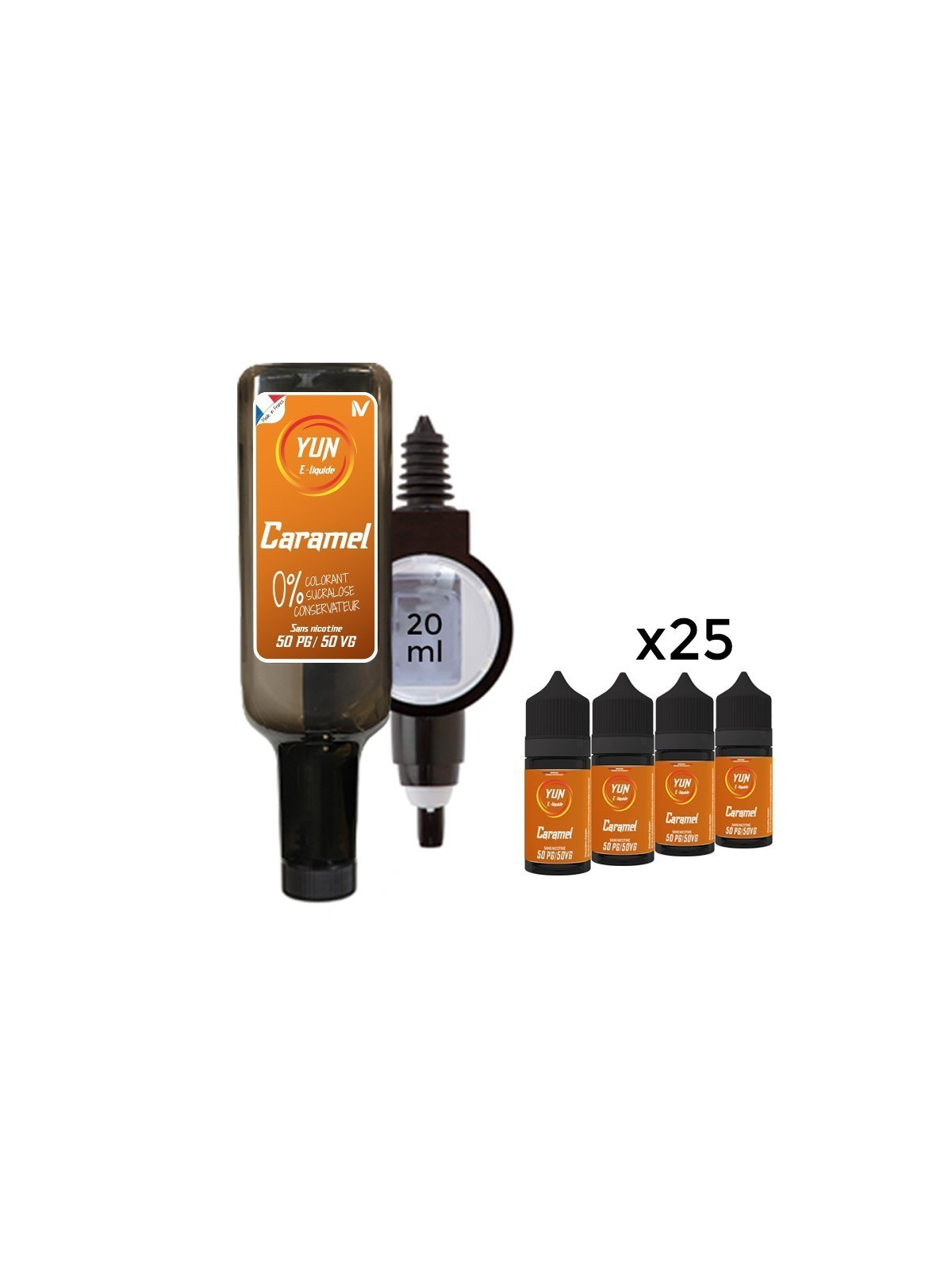 E LIQUIDE CARAMEL 500ML - JUICE BAR YUN--alavape.com