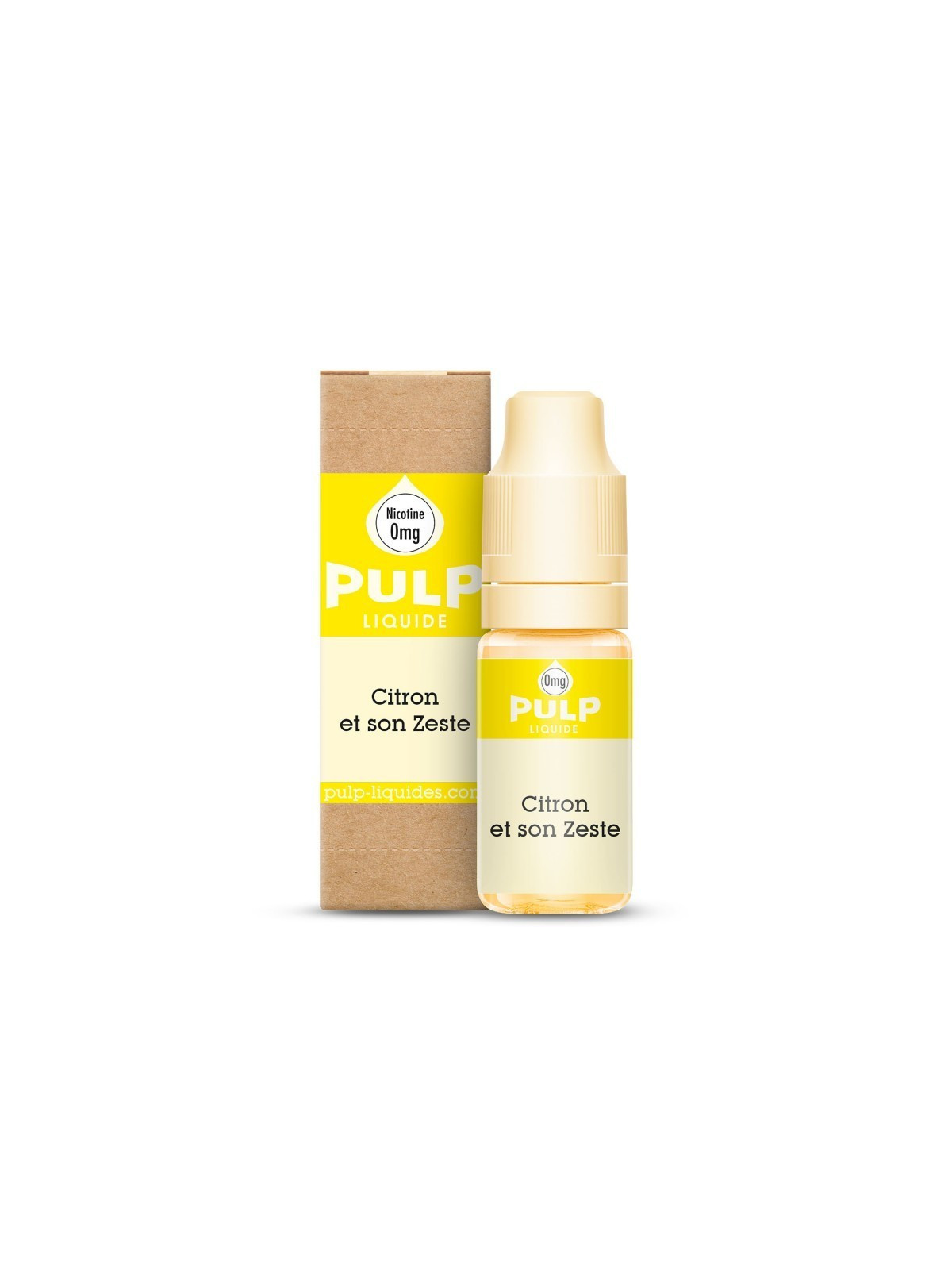 E LIQUIDE CITRON ET SON ZESTE 10ML - PULP--alavape.com