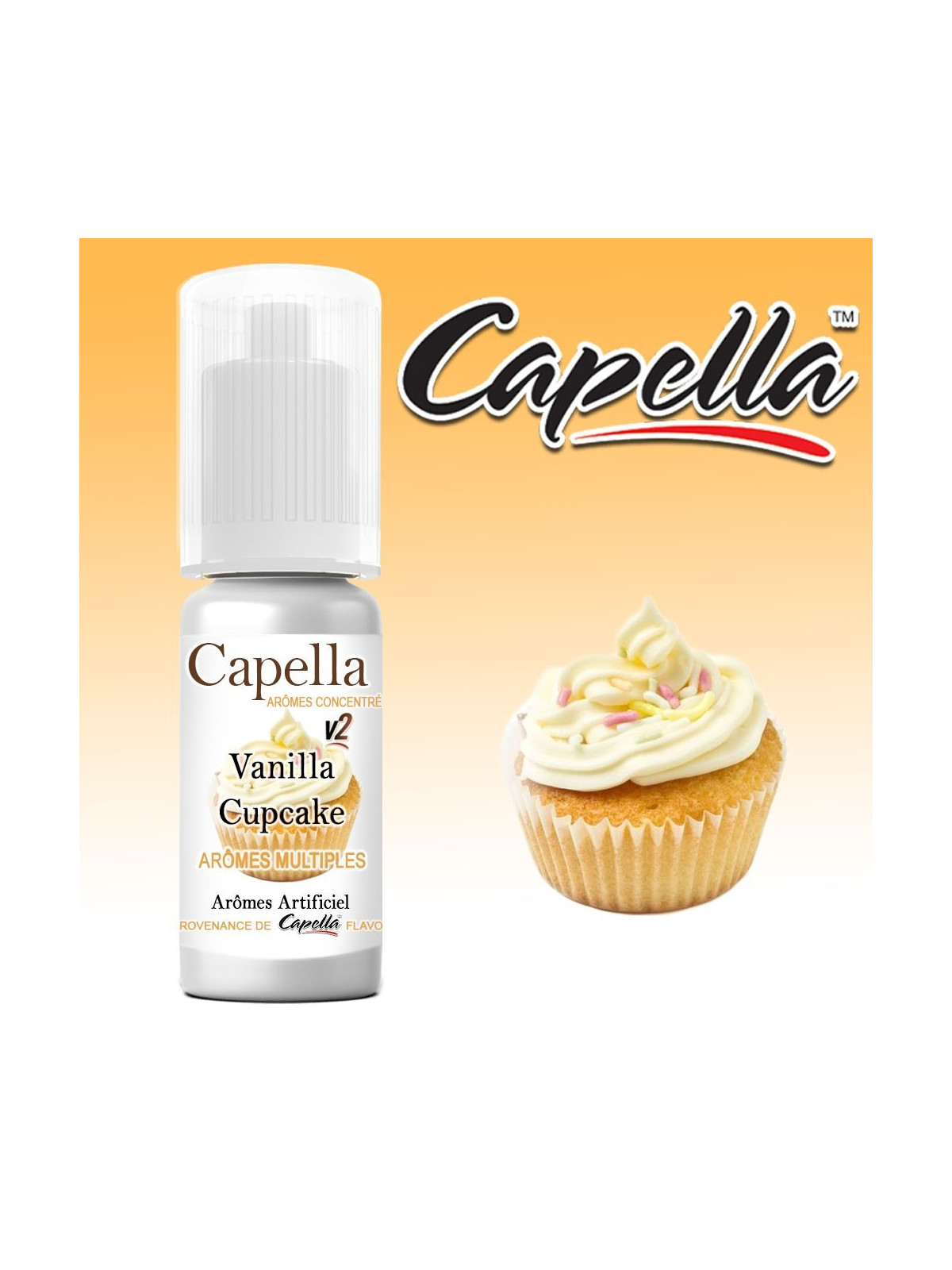 CONCENTRÉ VANILLA CUPCAKE V2 - CAPELLA-DIY - Do It Yourself-alavape.com