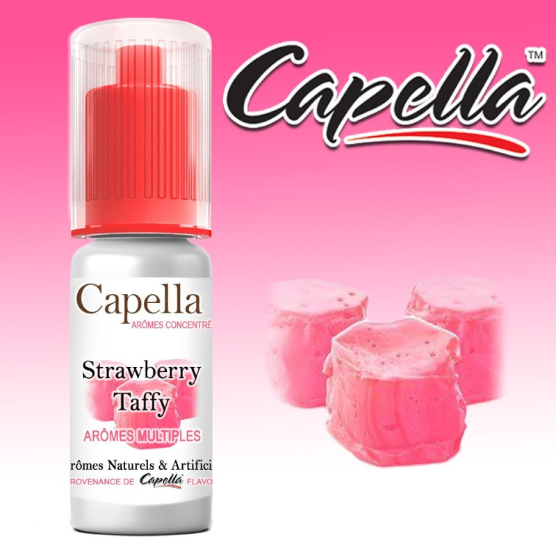 CONCENTRÉ STRAWBERRY TAFFY - CAPELLA-DIY - Do It Yourself-alavape.com
