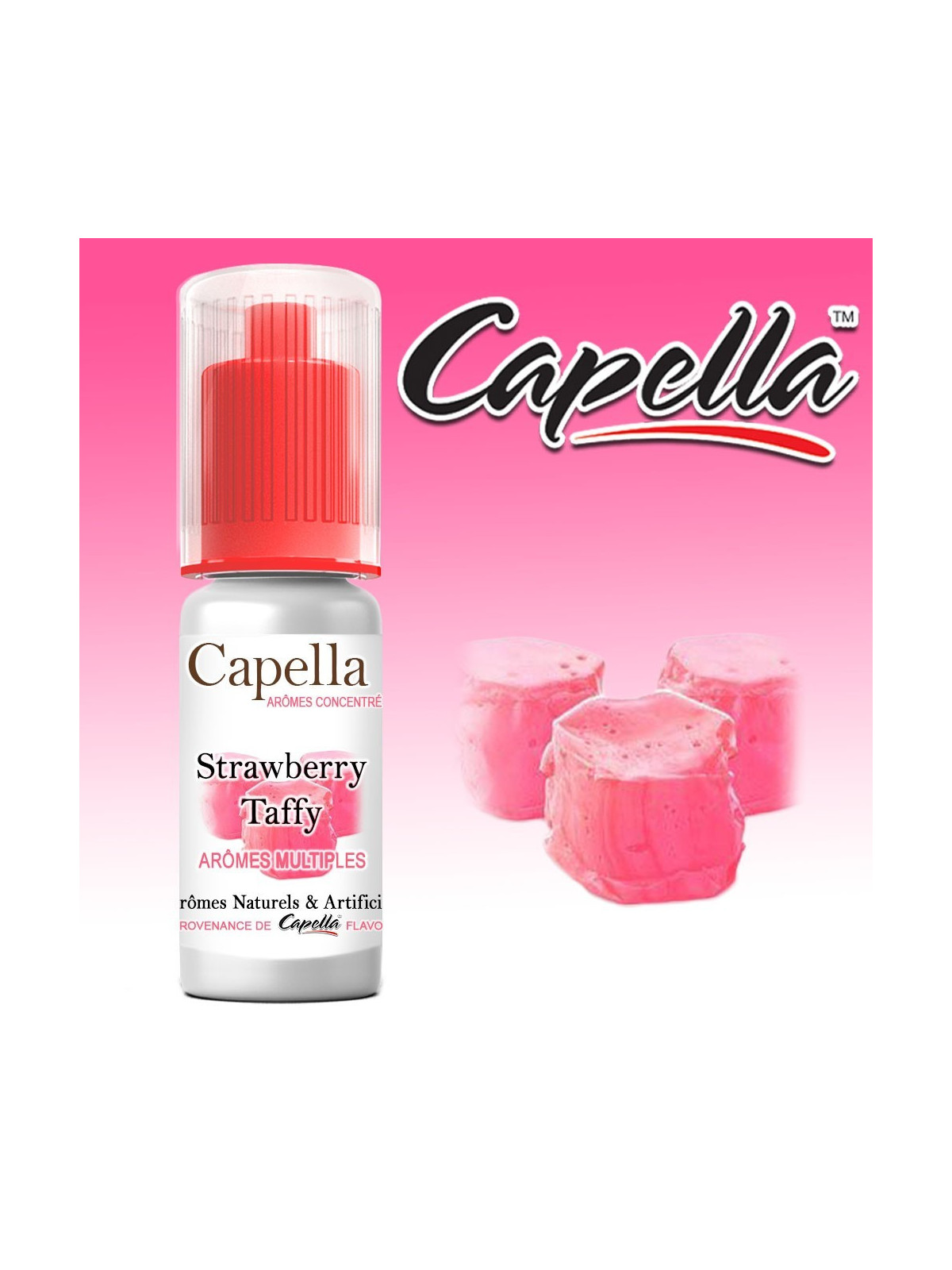 CONCENTRÉ STRAWBERRY TAFFY - CAPELLA-DIY - Do It Yourself-alavape.com