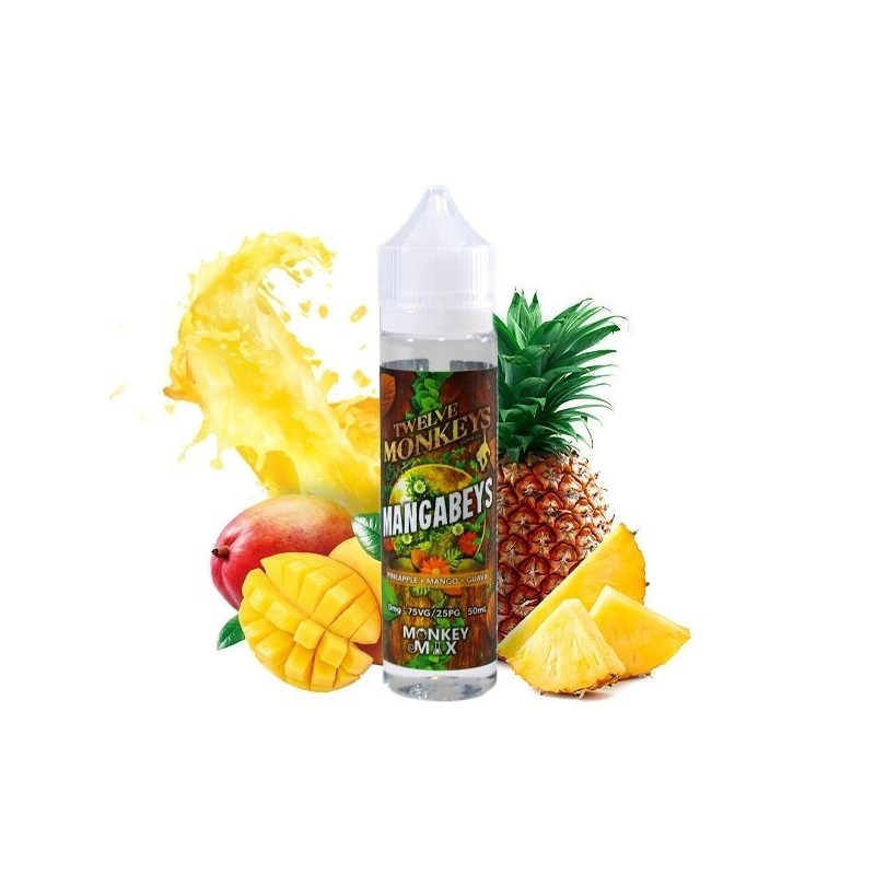 E LIQUIDE MANGABEYS 50ML - TWELVE MONKEYS-Eliquides-alavape.com