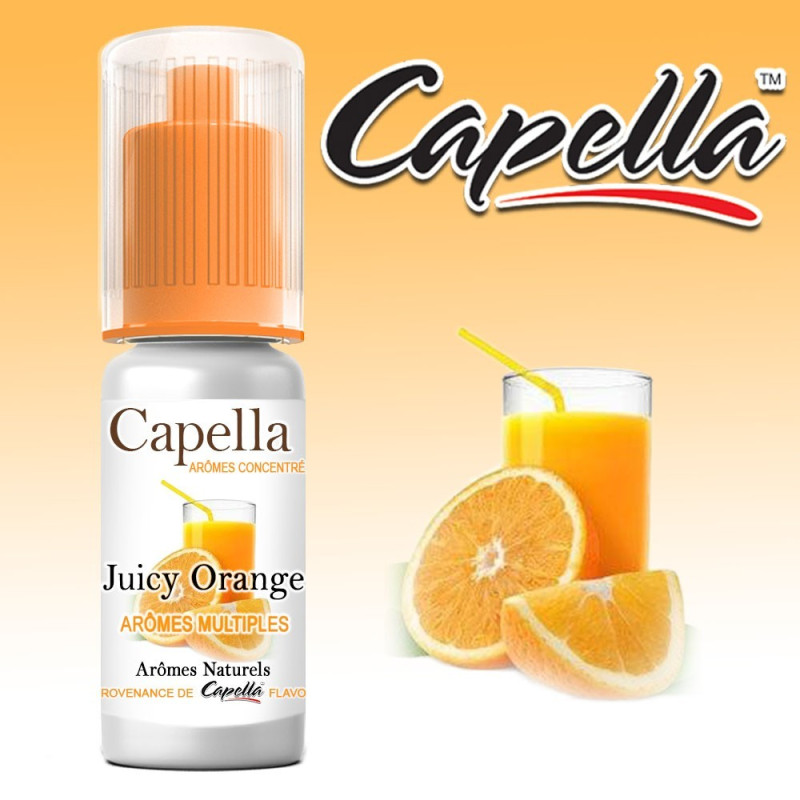 CONCENTRÉ JUICY ORANGE - CAPELLA-DIY - Do It Yourself-alavape.com