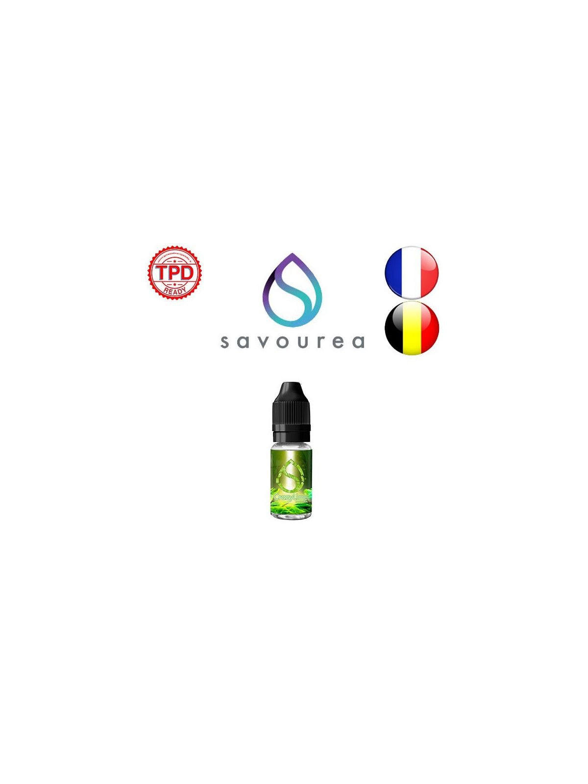 E LIQUIDE CRAZY LIME 10ML - SAVOUREA--alavape.com