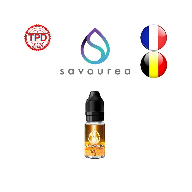 E LIQUIDE CRAZY MONKEY 10ML - SAVOUREA--alavape.com