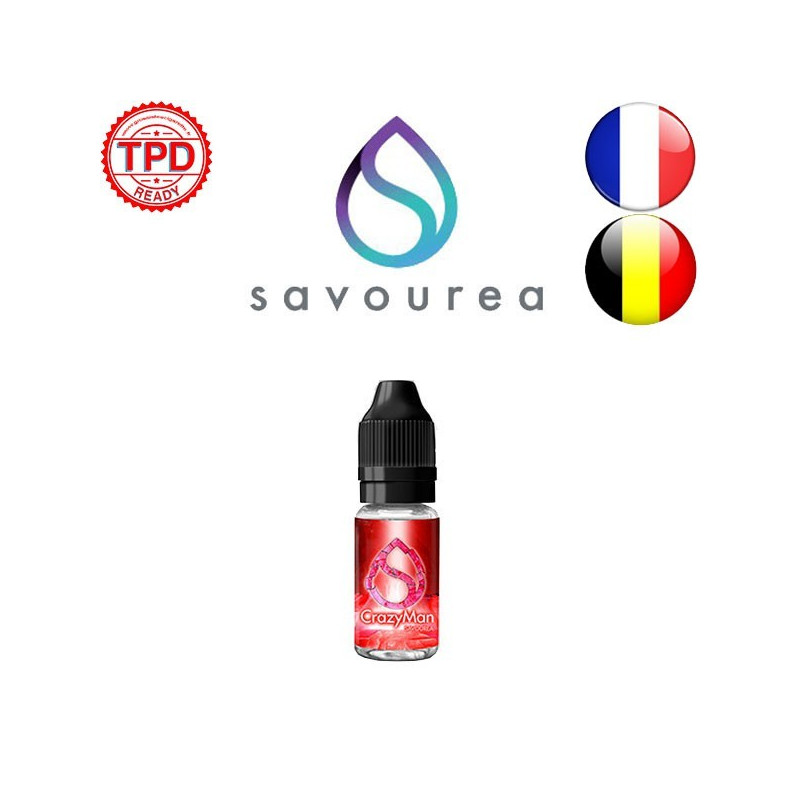 E LIQUIDE CRAZY MAN 10ML - SAVOUREA--alavape.com