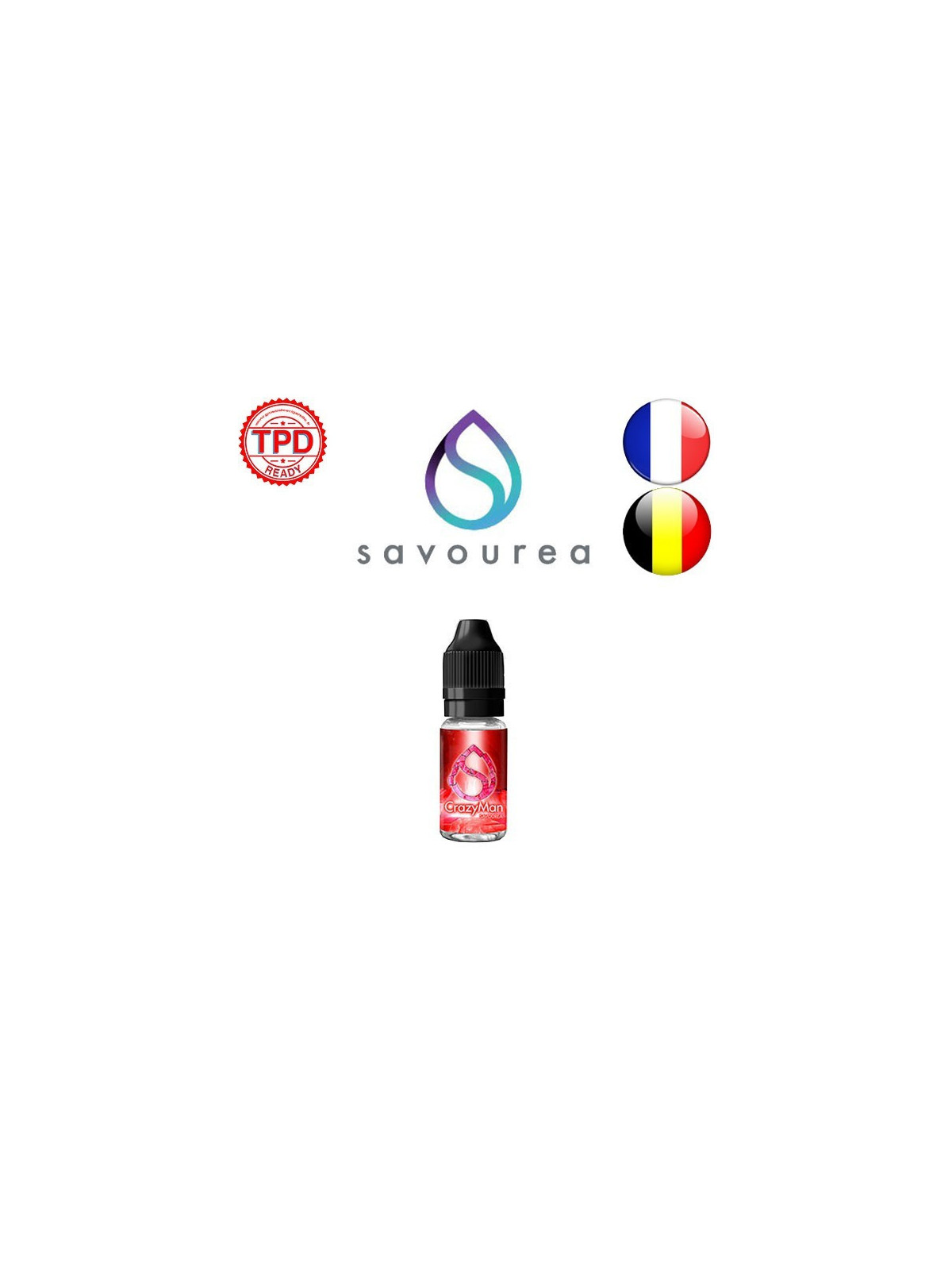 E LIQUIDE CRAZY MAN 10ML - SAVOUREA--alavape.com