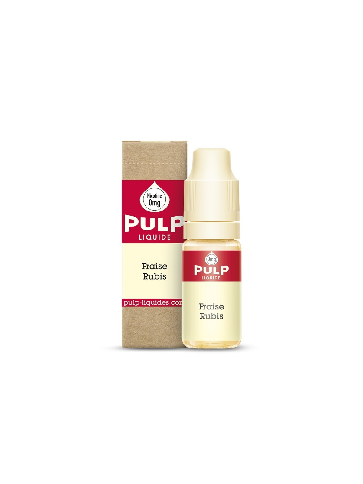 E LIQUIDE FRAISE RUBIS 10ML - PULP-Eliquides-alavape.com