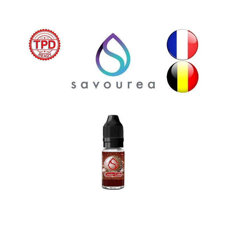 E LIQUIDE CRAZY COLA 10ML - SAVOUREA--alavape.com