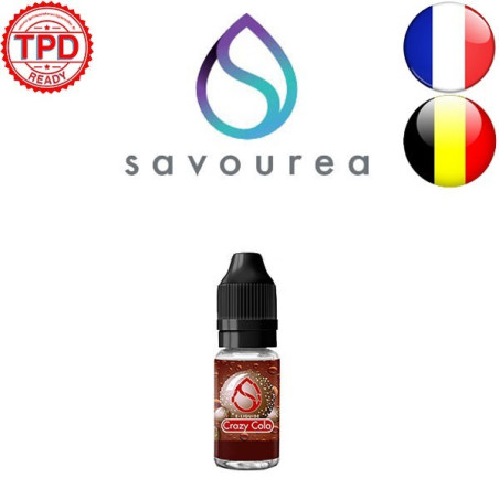 E LIQUIDE CRAZY COLA 10ML - SAVOUREA--alavape.com