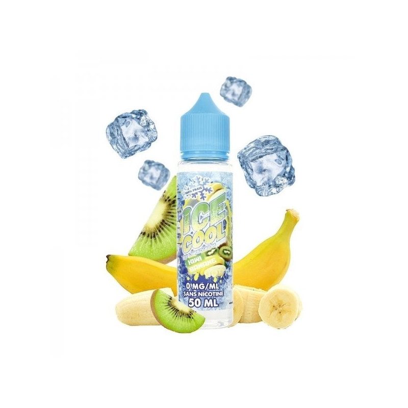 E LIQUIDE KIWI BANANE 50ML - ICE COOL-Eliquides-alavape.com