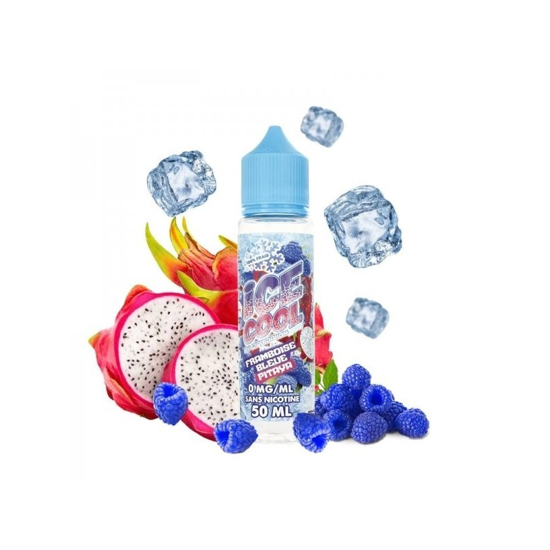 E LIQUIDE FRAMBOISE BLEUE PITAYA 50ML - ICE COOL-Eliquides-alavape.com
