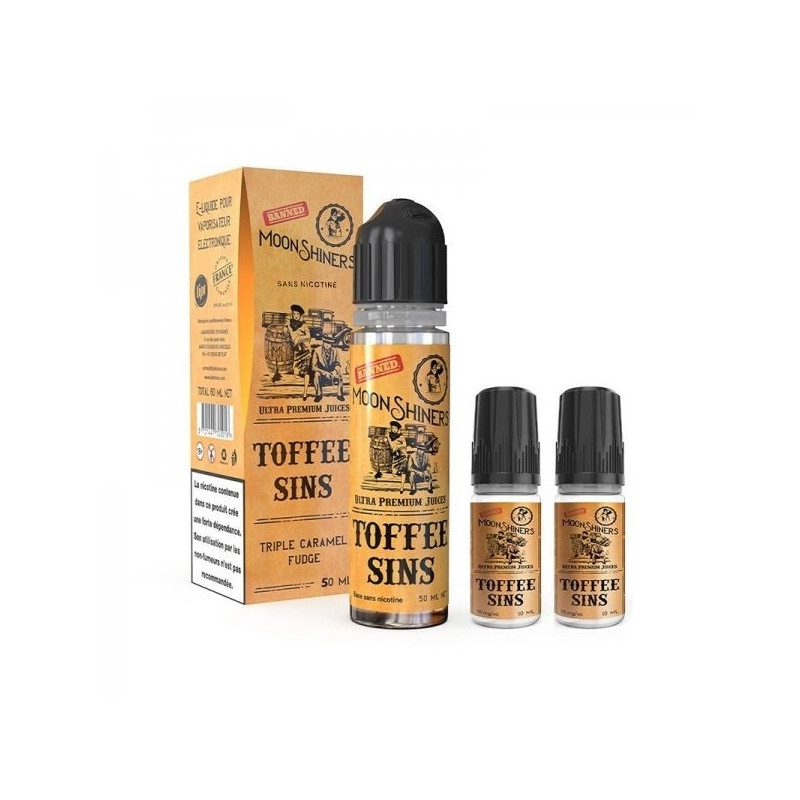 E LIQUIDE TOFFEE SINS 60ML MOONSHINERS - LE FRENCH LIQUIDE-Eliquides-alavape.com
