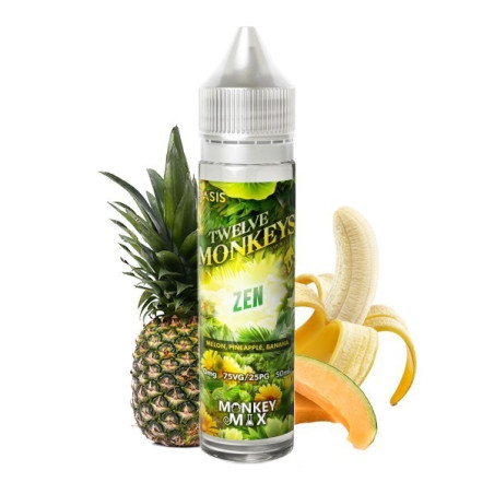E LIQUIDE ZEN 50ML - OASIS TWELVE MONKEYS-Eliquides-alavape.com